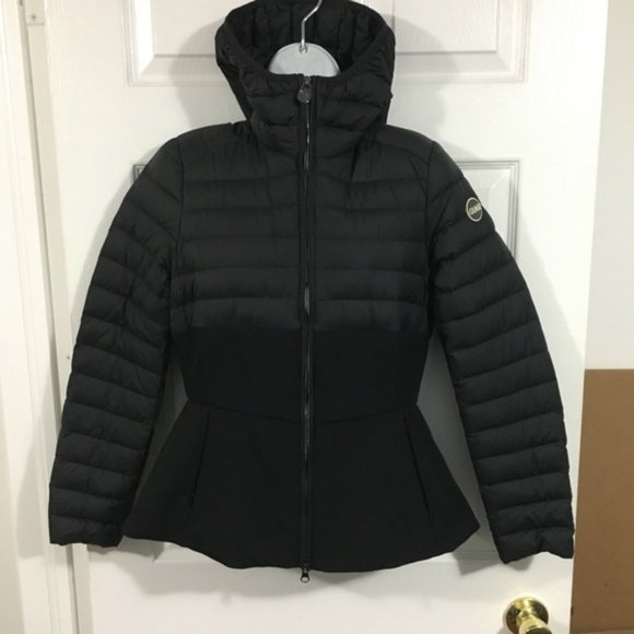 Colmar Originals Research Black Puffer Jacket Sz 6 - Picture 3 of 16